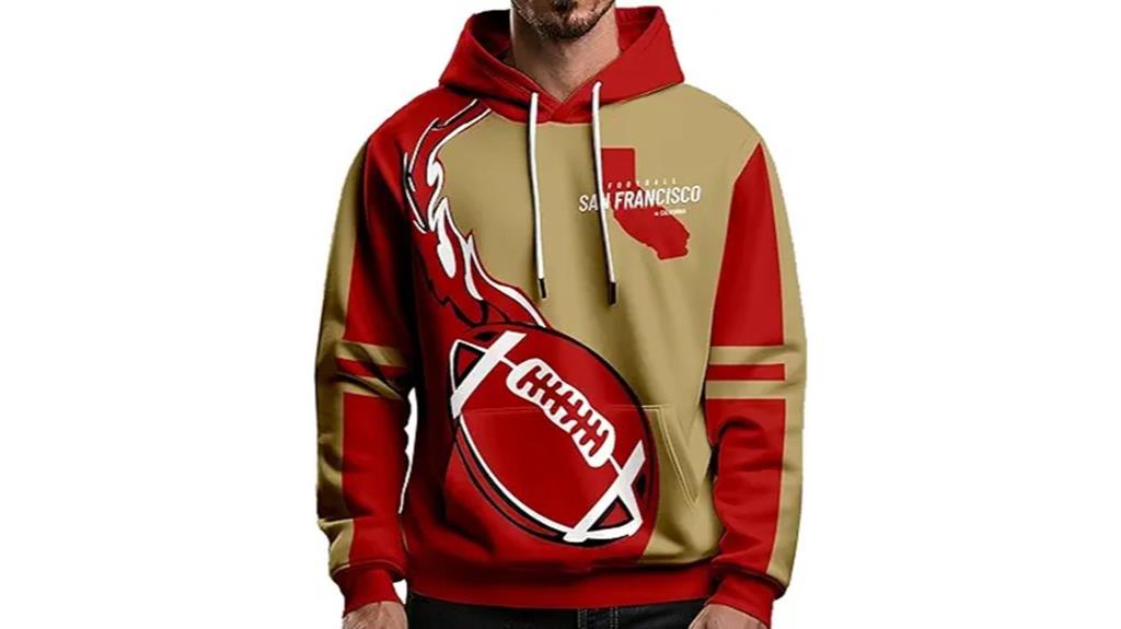 gender neutral football hoodies