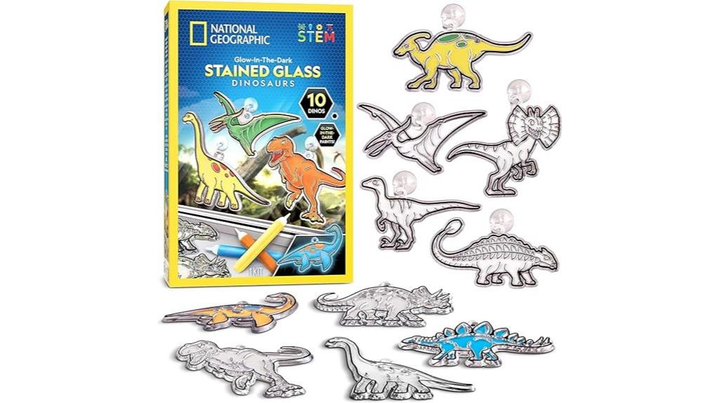 glow in the dark dinosaur kit