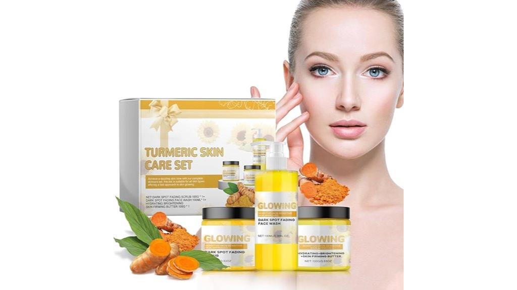 glow with turmeric skincare