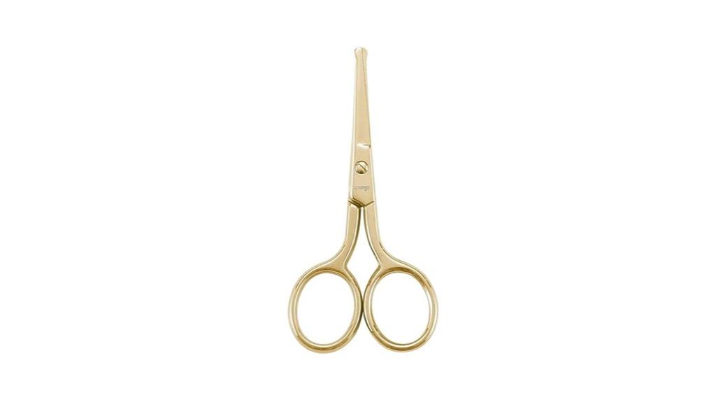 gold nose hair scissors