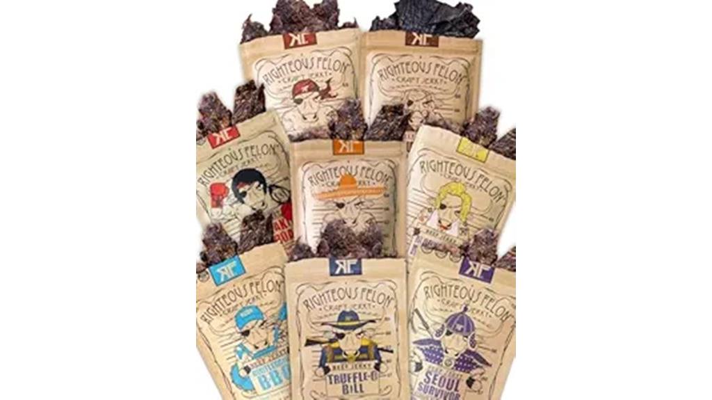 gourmet beef jerky sampler