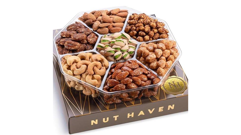 gourmet nuts gift basket