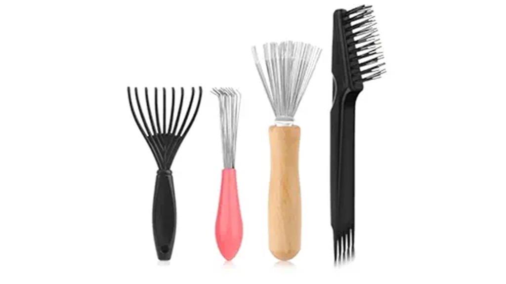 hairbrush cleaning tool set