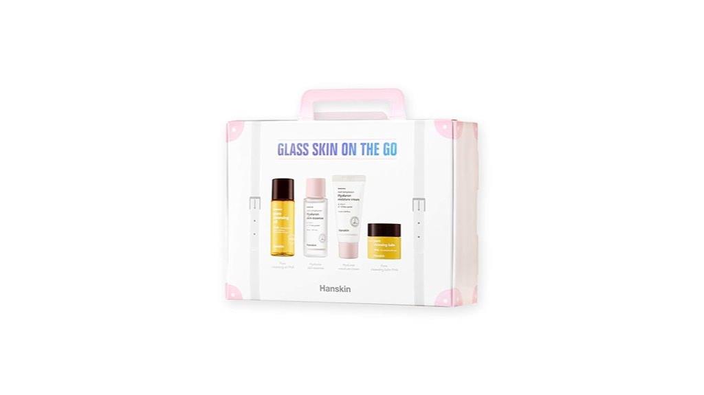 hanskin skincare travel set