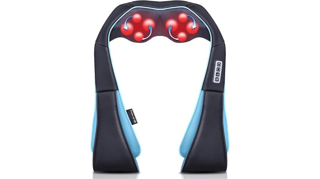 heated neck and shoulder massager