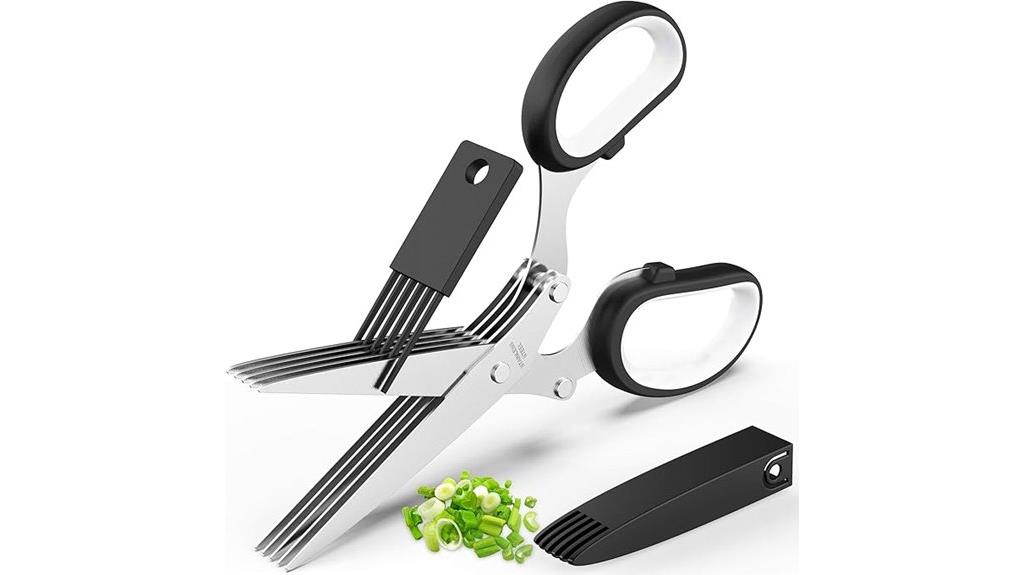 herb cutting scissors set