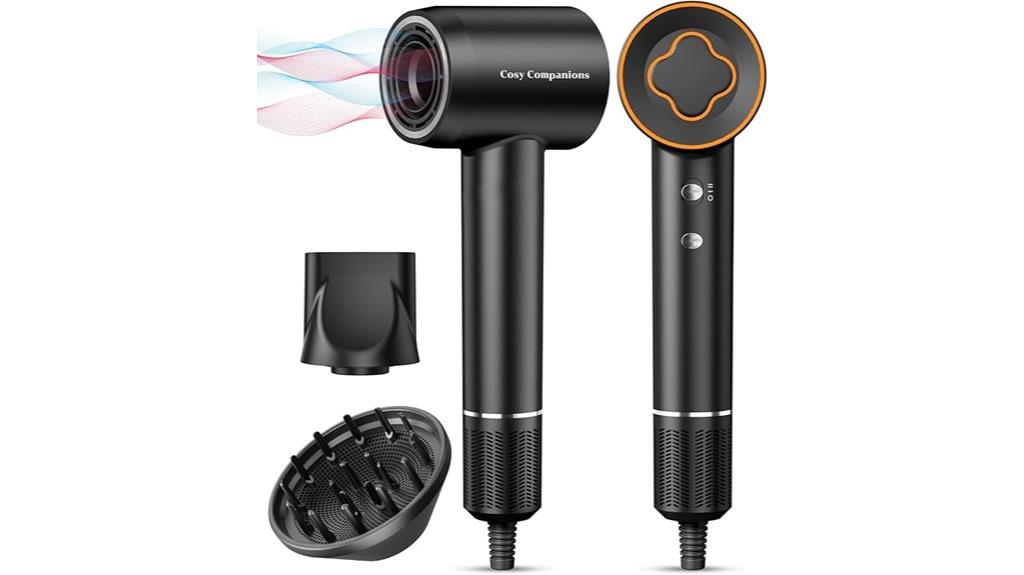 high speed brushless hair dryer