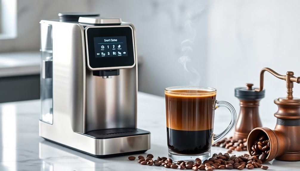 intelligent brewing coffee machine