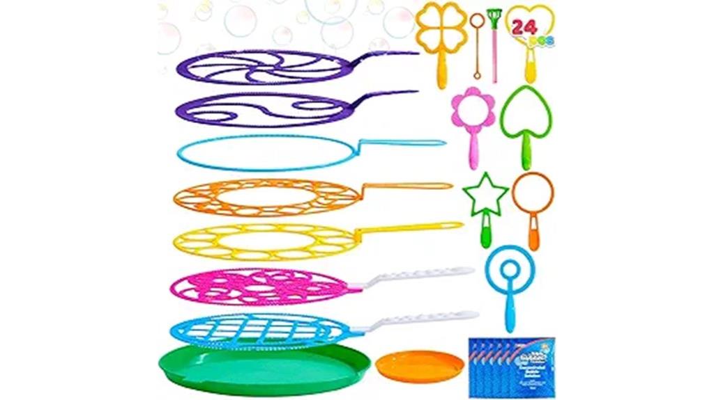 joyful bubble wand set