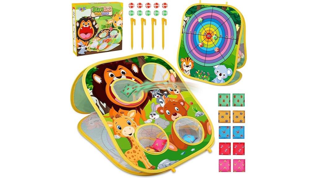 kids animal bean bag game