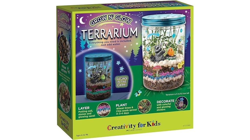 kids glow in the dark terrarium