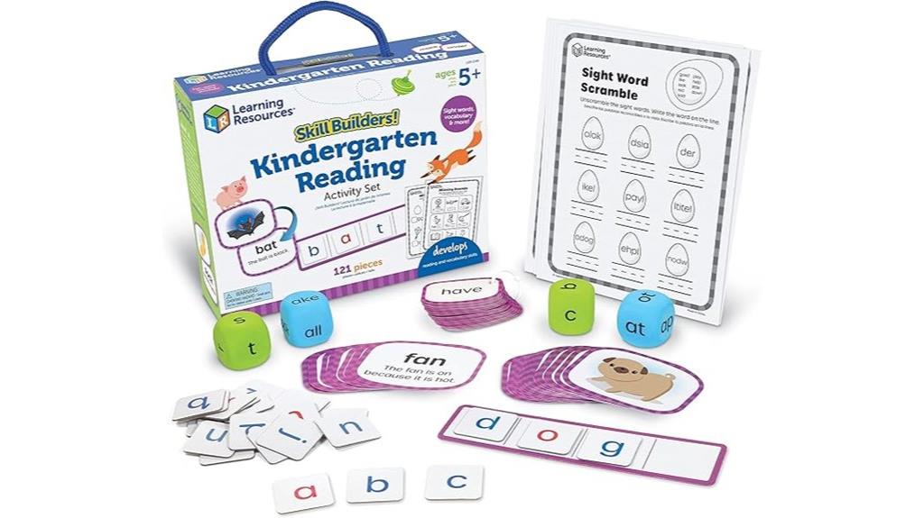 kindergarten reading activity set