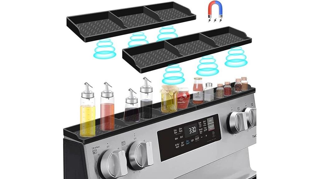 magnetic stove top organizer