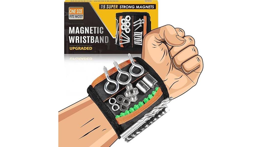 magnetic wristband for hardware