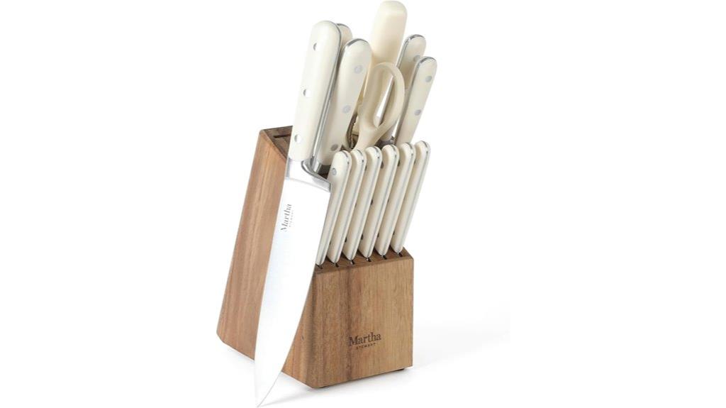 martha stewart stainless steel cutlery