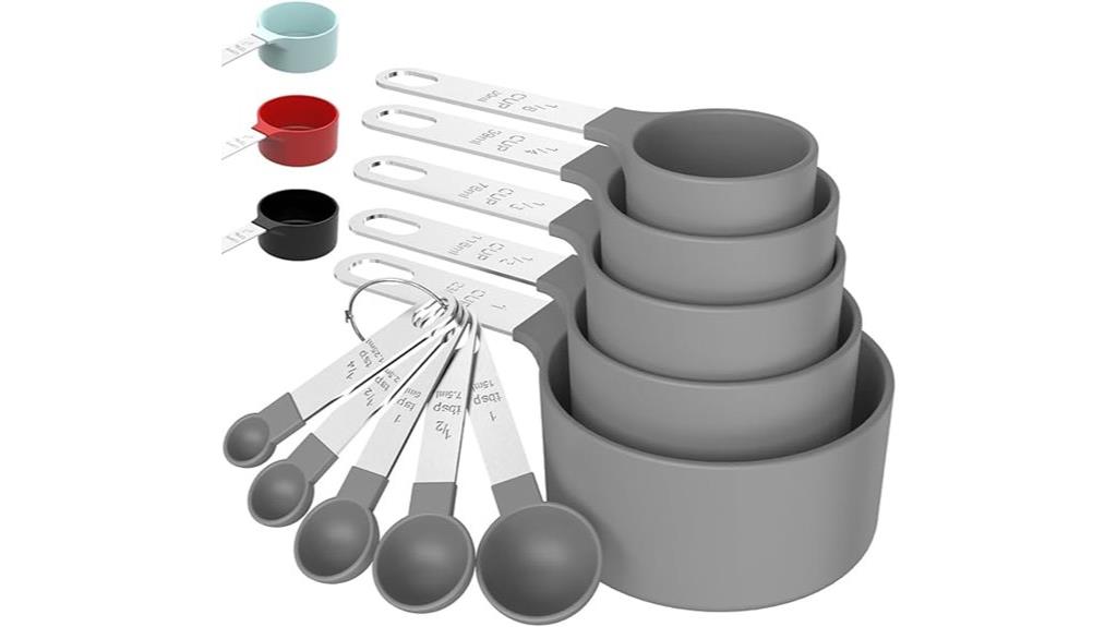 measuring cups and spoons