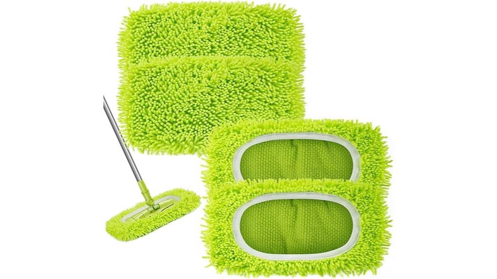 microfiber mop pads set