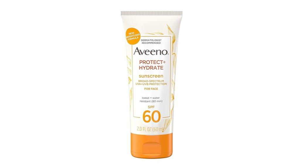 moisturizing spf 60 sunscreen