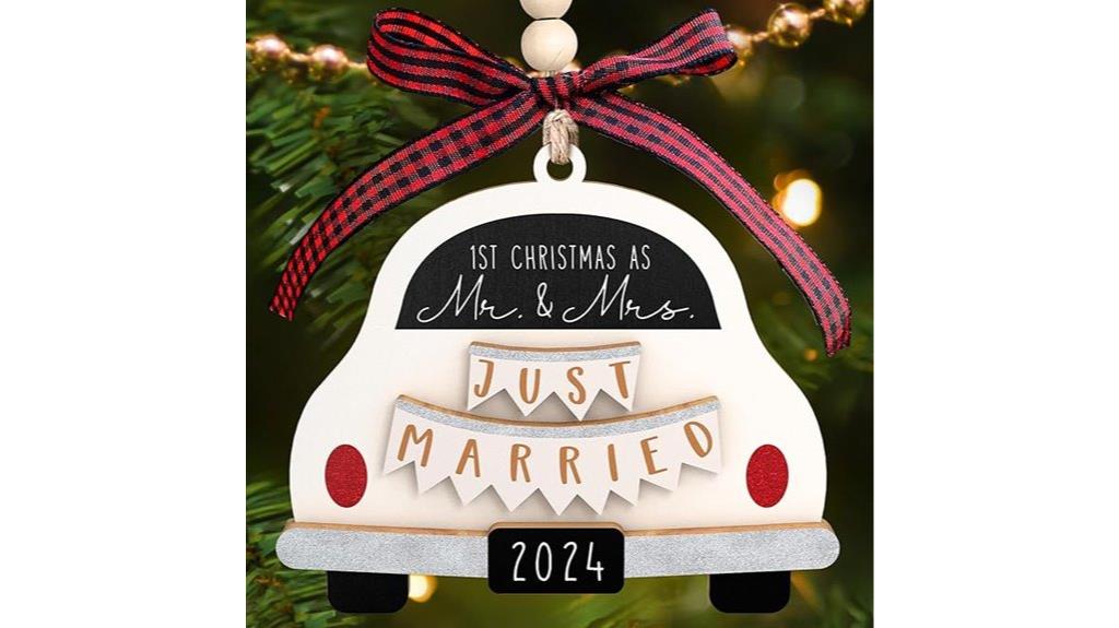 mr and mrs ornament