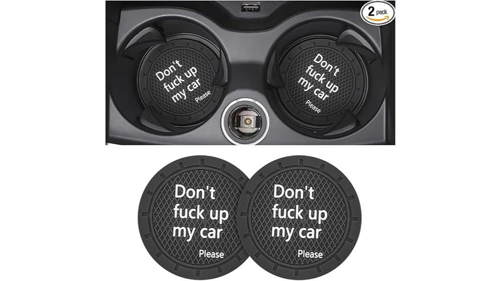 non slip cup holder coasters