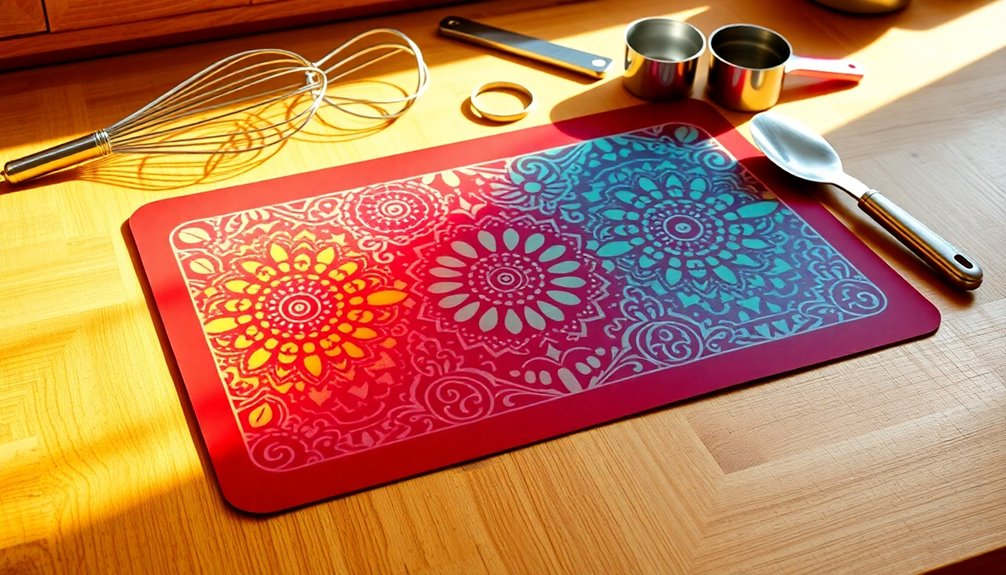 non stick baking surface mat