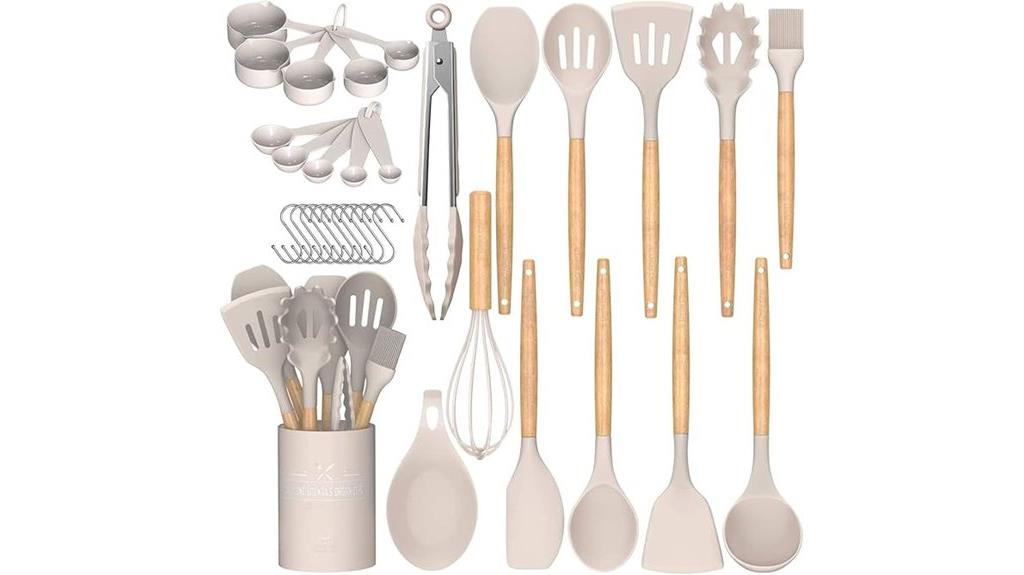 non stick silicone utensils set