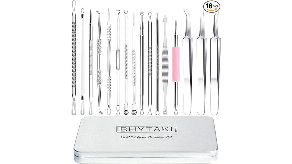 pimple popping tool kit