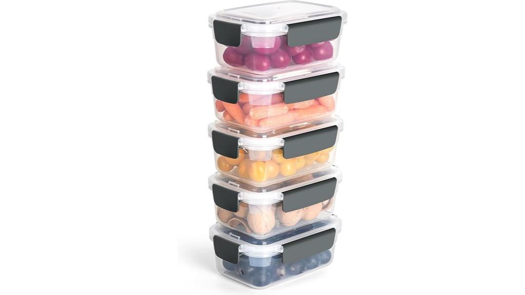 plastic food storage containers