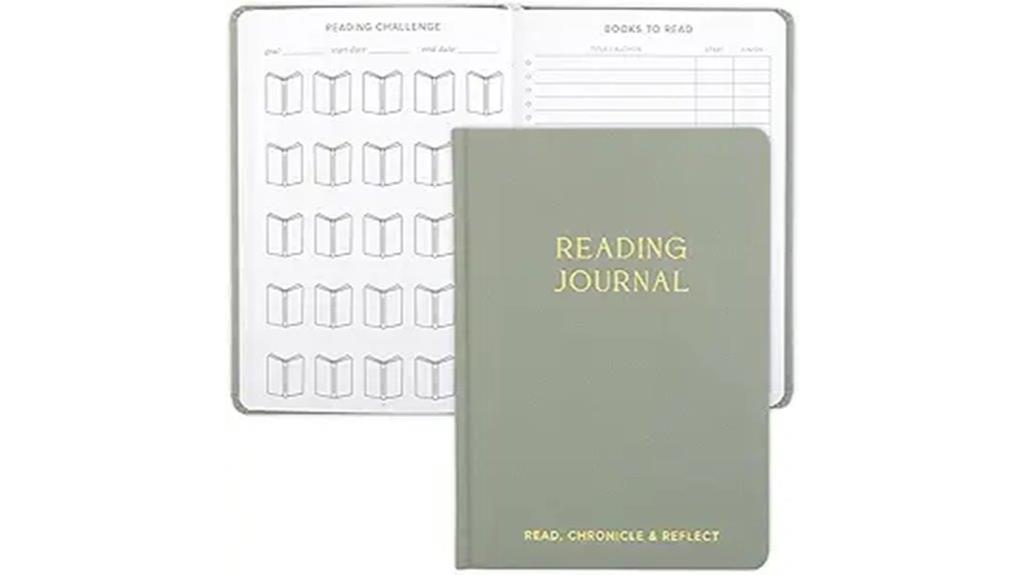 reading journal for enthusiasts