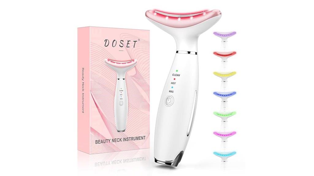 red light anti wrinkle massager