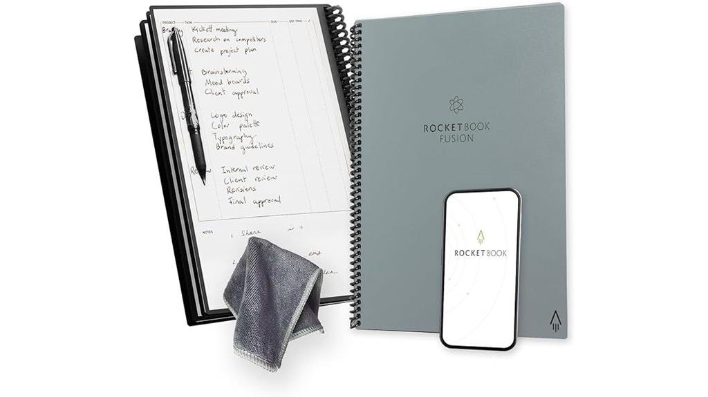 reusable productivity planner notebook