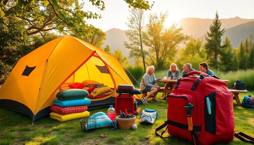 selecting family camping equipment