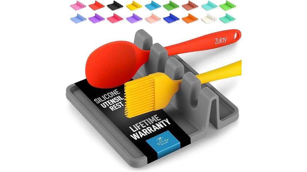 silicone utensil holder accessory