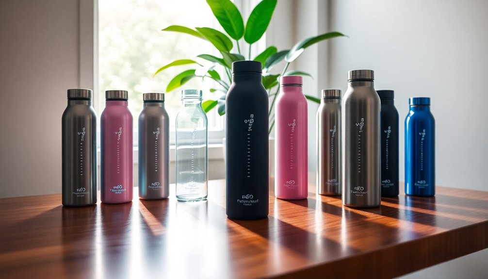 smart water bottle selection