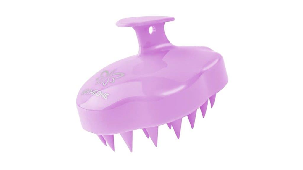 soft silicone scalp massager