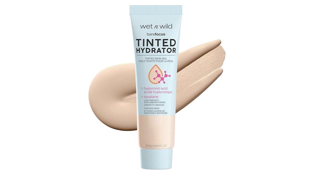 tinted matte hydration product