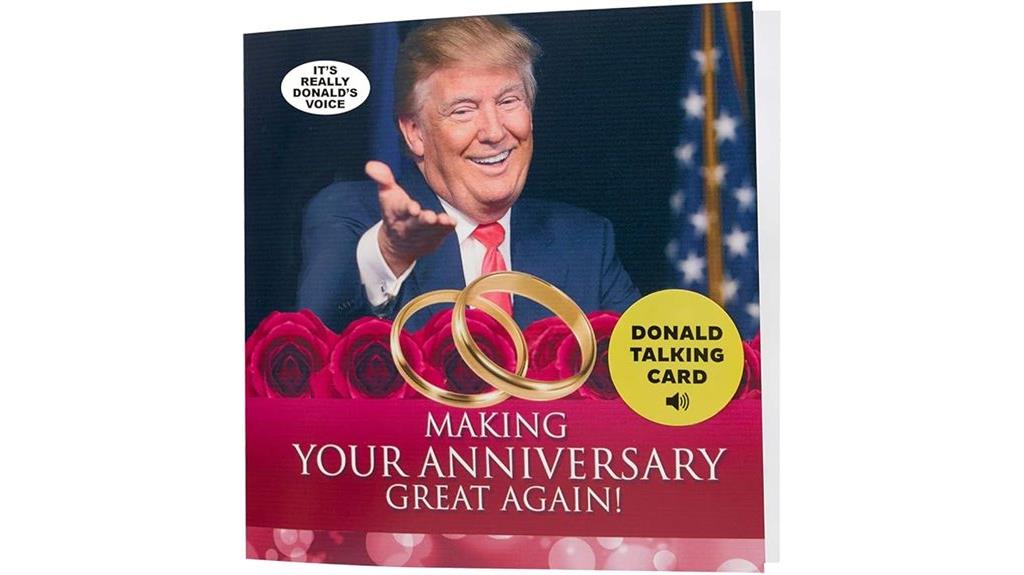 trump themed anniversary card