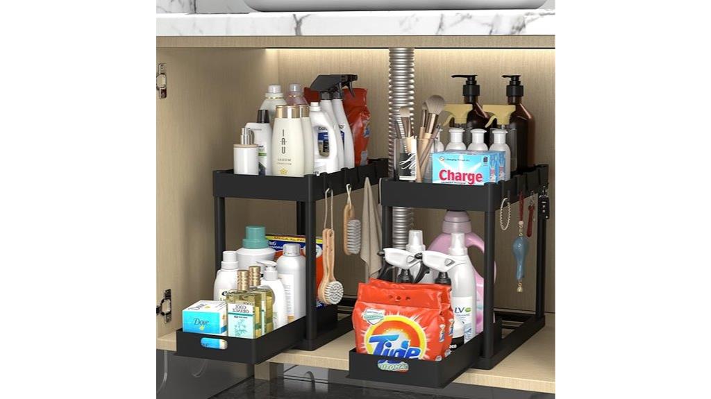 under sink storage rack