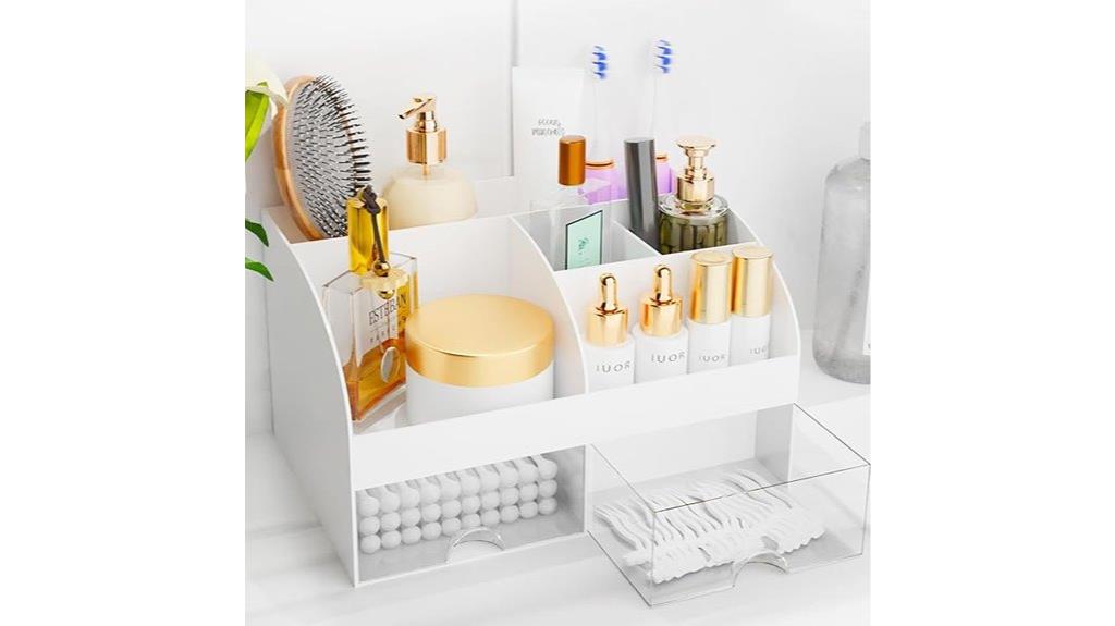 vanity and bathroom storage