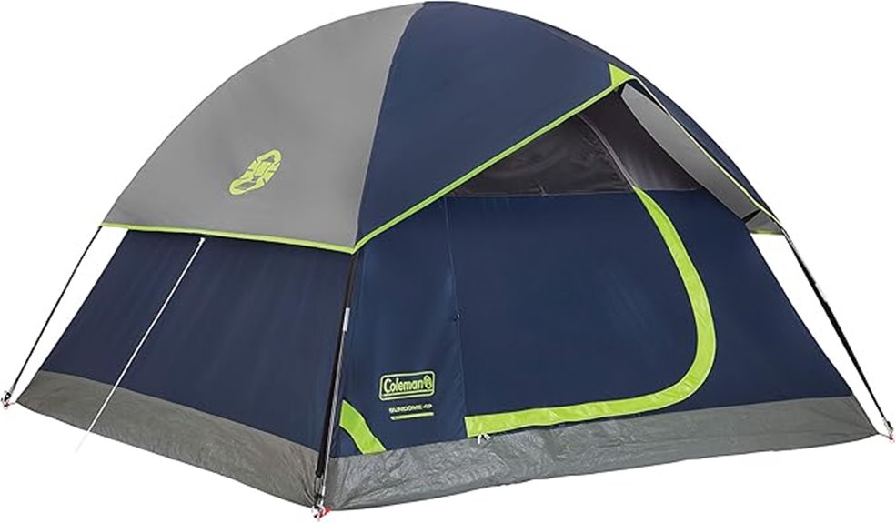 versatile coleman camping tent