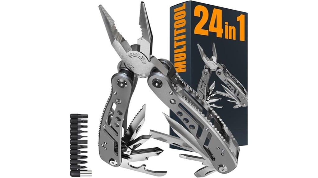 versatile multitool with pliers