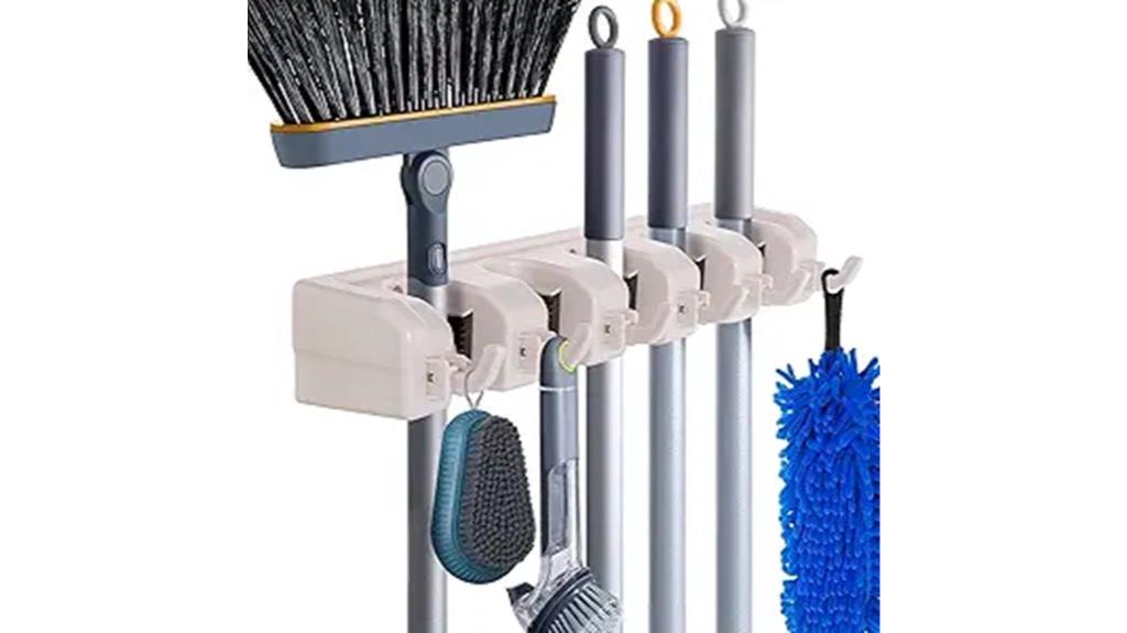 wall mount broom holder