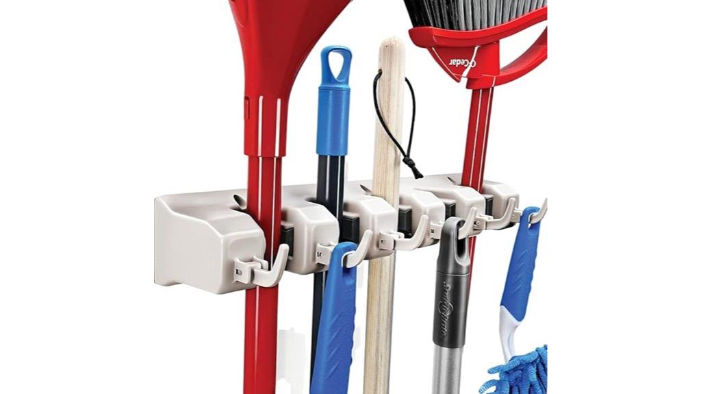 wall mount cleaning organizer