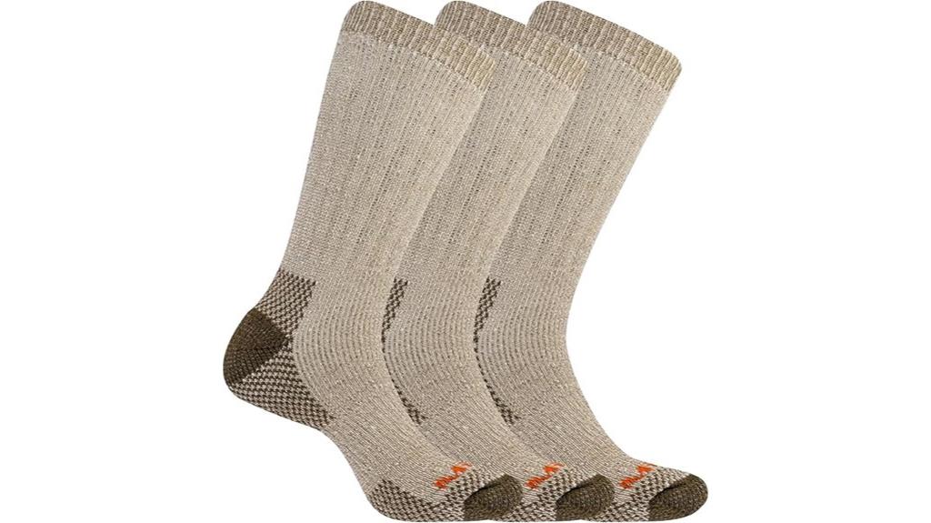 warm wool hiking socks