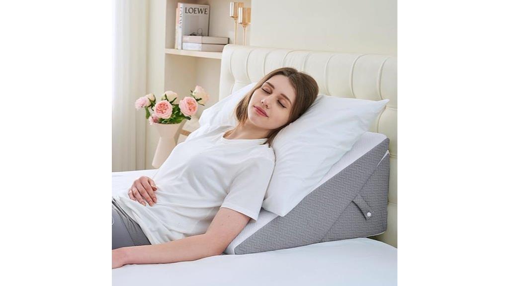 wedge pillow for relief