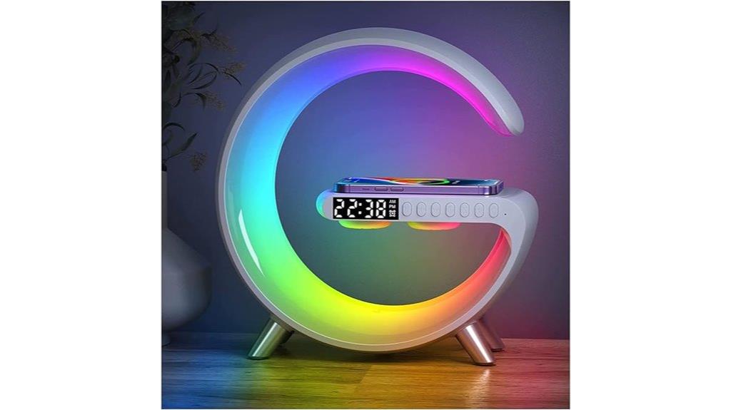 wireless charging speaker lamp