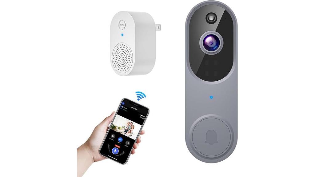 wireless video doorbell camera