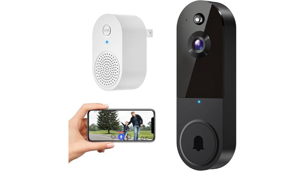 wireless video doorbell camera