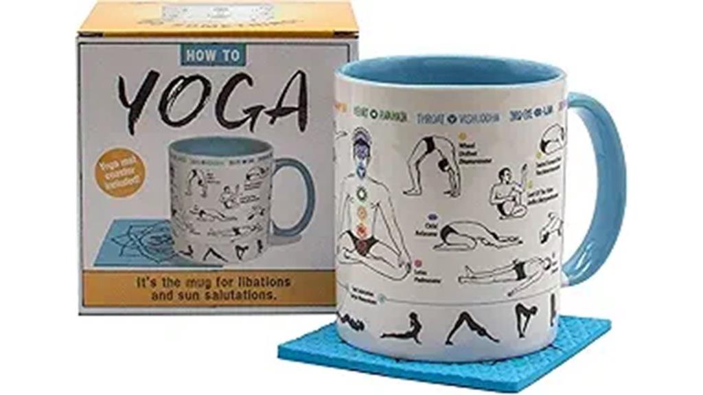 yoga mug and coaster